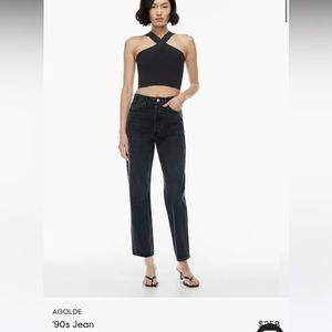 AGOLDE 90s Jean in Black